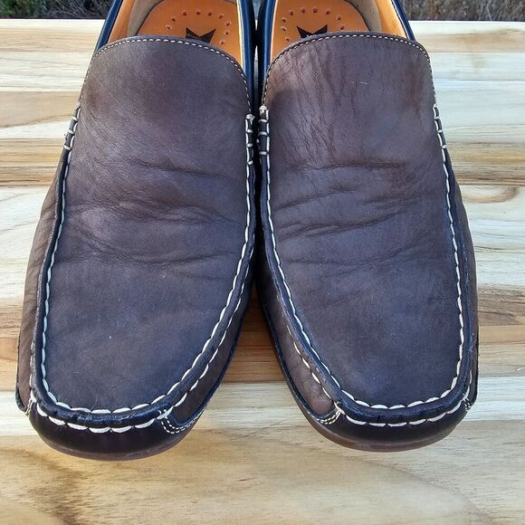 MEPHISTO Mens Baduard Cool Air Brown Slip On Casual Loafers Size 8 - Picture 8 of 9